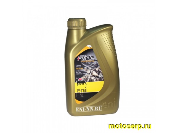 Купить  Масло ENI 4Т i-Ride moto 10W40  п/синт.1л (шт)  (SM 743-2051 купить с доставкой по Москве и России, цена, технические характеристики, комплектация фото  - motoserp.ru