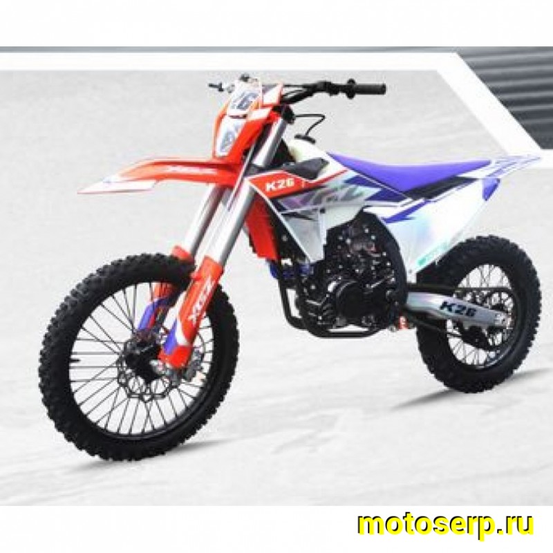 Купить  Мотоцикл Кросс/Эндуро XGZ K26-NB300 (спортинв) 300cc, ZS 174MN (NB300),подвес. MNT, 21"/18" Рама К10, (дизайн КТМ 2024г)  (шт)  купить с доставкой по Москве и России, цена, технические характеристики, комплектация фото  - motoserp.ru