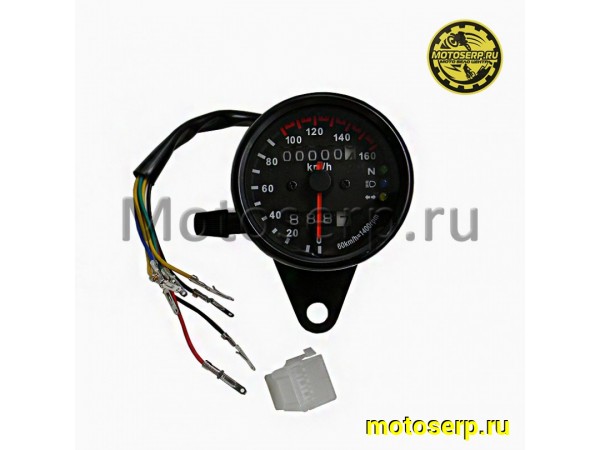 Купить  Спидометр универсальный механ. OTOM (черный) черная панель (до 160 km/h) (шт) (JP купить с доставкой по Москве и России, цена, технические характеристики, комплектация фото  - motoserp.ru