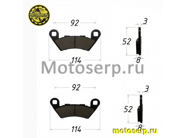 Купить  Колодки тормозные диск Longjia XDV (задние) (пар) (Regul 3547253 купить с доставкой по Москве и России, цена, технические характеристики, комплектация фото  - motoserp.ru