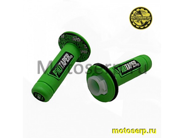 Купить  Ручки руля (грипсы) Кросс PRO-TAPER зеленые (пара) (ANKON 013054 купить с доставкой по Москве и России, цена, технические характеристики, комплектация фото  - motoserp.ru