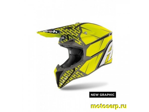 Купить  Шлем Кросс AIROH WRAAP IDOL (ANTHRACITE MATT) (L) (шт) (AIROH купить с доставкой по Москве и России, цена, технические характеристики, комплектация фото  - motoserp.ru