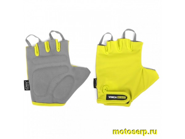 Купить  Перчатки вело текстиль. б/п детские VINCA SPORT LIME (размер 5XS) (шт) (Бар VG 985  купить с доставкой по Москве и России, цена, технические характеристики, комплектация фото  - motoserp.ru