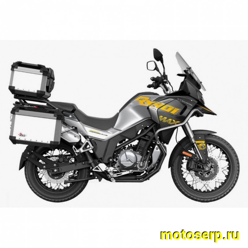 Купить  Мотоцикл внедорожный CYCLONE RX401 (SR400GY-2D) ПТС, 400cc 19/17 Тур-эндуро (.)  (шт) (ФОТО купить с доставкой по Москве и России, цена, технические характеристики, комплектация фото  - motoserp.ru