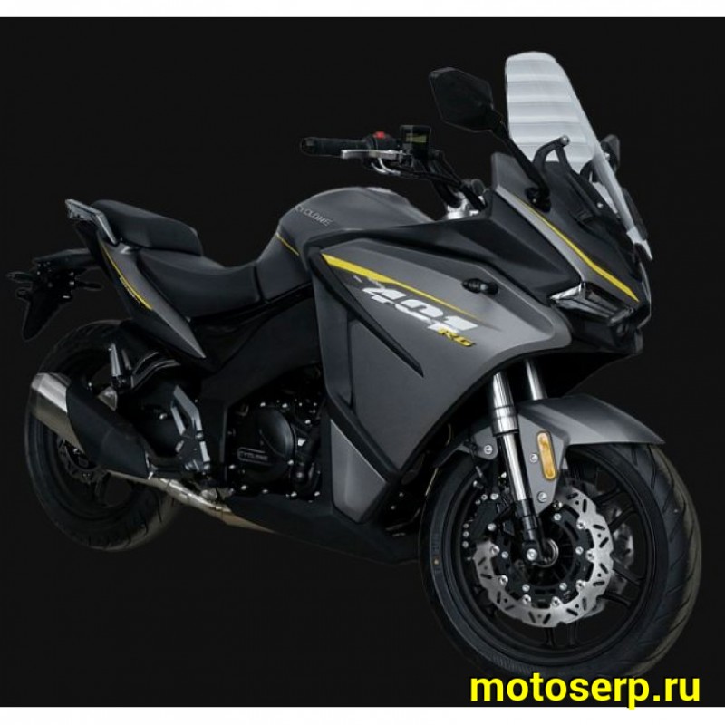 Купить  Мотоцикл CYCLONE RG401 (SR400GS-B), 400cc 17/17 (шт) купить с доставкой по Москве и России, цена, технические характеристики, комплектация фото  - motoserp.ru