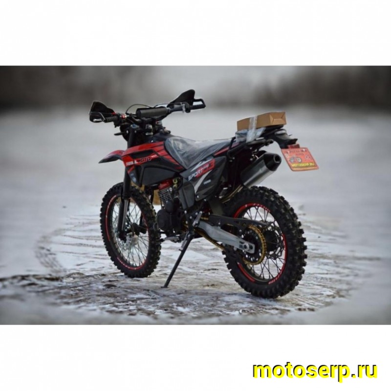 Купить  Мотоцикл Кросс/Эндуро Regulmoto Sport-003 PR PRO (4 valves) 6 передач (Черный/красный) (шт)  купить с доставкой по Москве и России, цена, технические характеристики, комплектация фото  - motoserp.ru