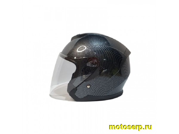 Купить  Шлем открытый  со стеклом AiM JK526 Carbon серый/черный (XXXL) (шт) (AIM 526-021-XXXL купить с доставкой по Москве и России, цена, технические характеристики, комплектация фото  - motoserp.ru