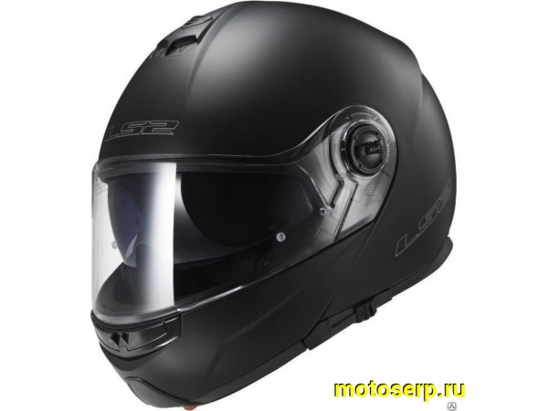 Купить  Шлем трансформер (модуляр) LS2 FF325 STROBE SNOW MATT BLACK XL (шт) (LS2 купить с доставкой по Москве и России, цена, технические характеристики, комплектация фото  - motoserp.ru