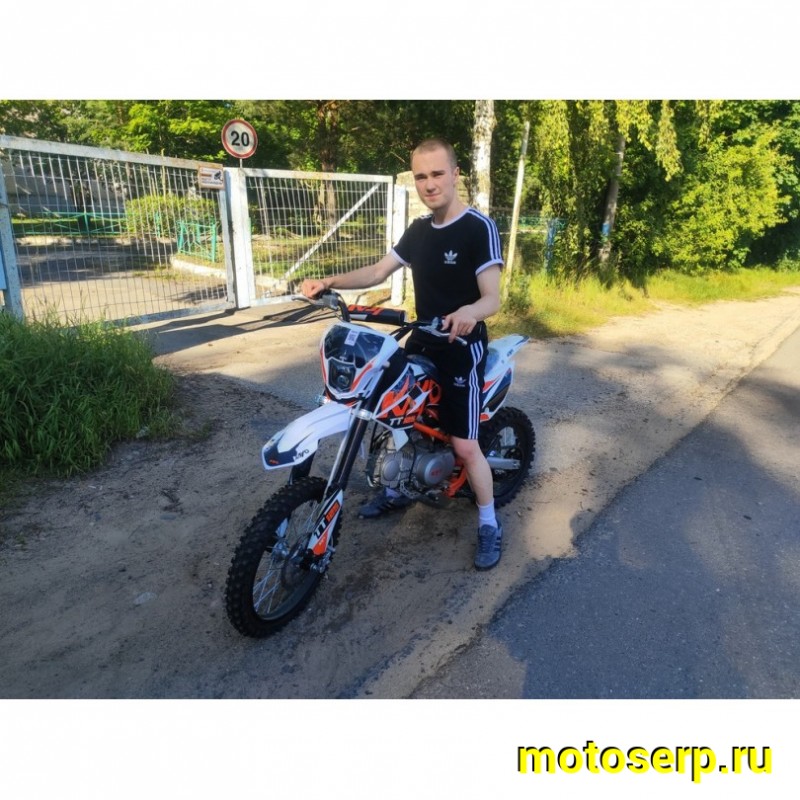 Купить  Питбайк KAYO Basic K125 17/14 KRZ (механ. сцепл., кикстартер)  (шт) (SM купить с доставкой по Москве и России, цена, технические характеристики, комплектация фото  - motoserp.ru
