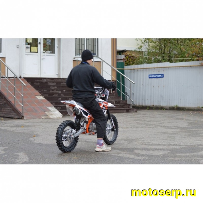 Купить  Питбайк KAYO Basic K125EM 17/14 KRZ (механ. сцепл., эл. стартер) (шт) (SM (0 купить с доставкой по Москве и России, цена, технические характеристики, комплектация фото  - motoserp.ru