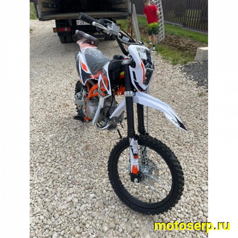 Купить  Питбайк KAYO Basic K125EM 17/14 KRZ (механ. сцепл., эл. стартер) (шт) (SM (0 купить с доставкой по Москве и России, цена, технические характеристики, комплектация фото  - motoserp.ru