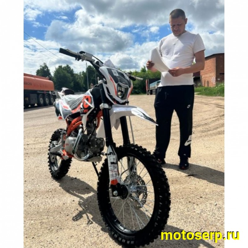 Купить  Питбайк KAYO Basic K125EM 17/14 KRZ (механ. сцепл., эл. стартер) (шт) (SM (0 купить с доставкой по Москве и России, цена, технические характеристики, комплектация фото  - motoserp.ru