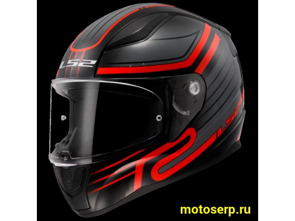Купить  Шлем закрытый LS2 FF353 RAPID 2 CIRCUIT Black Red (S) интеграл (шт) (LS2 купить с доставкой по Москве и России, цена, технические характеристики, комплектация фото  - motoserp.ru