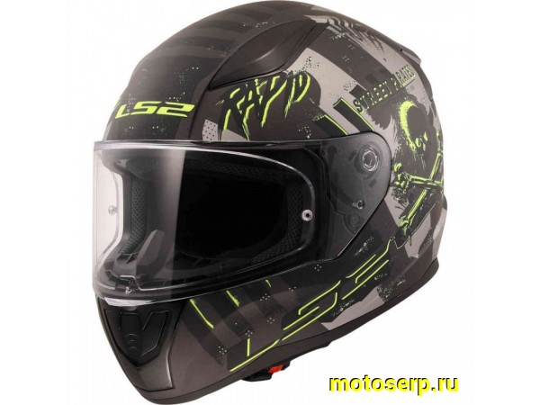 Купить  Шлем закрытый LS2 FF353 RAPID 2 PIRATES Matt Titanium (L) интеграл (шт) (LS2 купить с доставкой по Москве и России, цена, технические характеристики, комплектация фото  - motoserp.ru