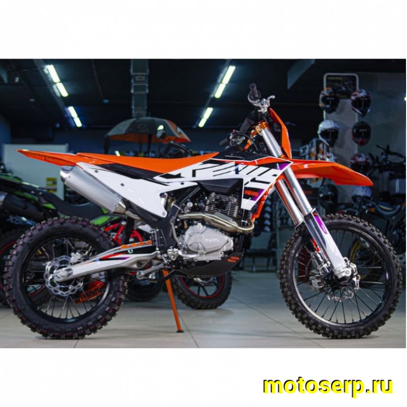 Купить  Мотоцикл Кросс/Эндуро KEWS K23 PR300 21/18 (спортинв) Рама К10, дизайн КТМ 2024г ZS175FMN PR (шт) (ФОТО купить с доставкой по Москве и России, цена, технические характеристики, комплектация фото  - motoserp.ru