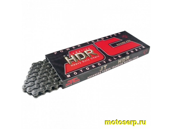 Купить  Цепь приводная (428х148) JTC 428HDR 148 без сальников/замок-защелка (до 200ссm) JTC428HDRNB148SL JP(шт) купить с доставкой по Москве и России, цена, технические характеристики, комплектация фото  - motoserp.ru