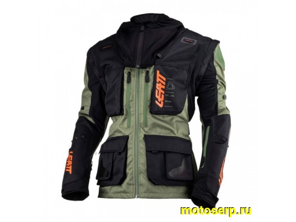 Купить  Куртка с жесткими вставками текстильная LEATT #1 черная (M) (NQ) (ML 20823 купить с доставкой по Москве и России, цена, технические характеристики, комплектация фото  - motoserp.ru