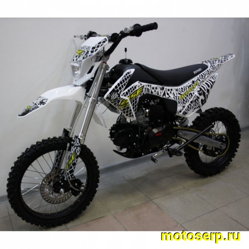 Купить  Питбайк BSE EX125 17/14 Max13 White Yellow (040) (шт)  купить с доставкой по Москве и России, цена, технические характеристики, комплектация фото  - motoserp.ru