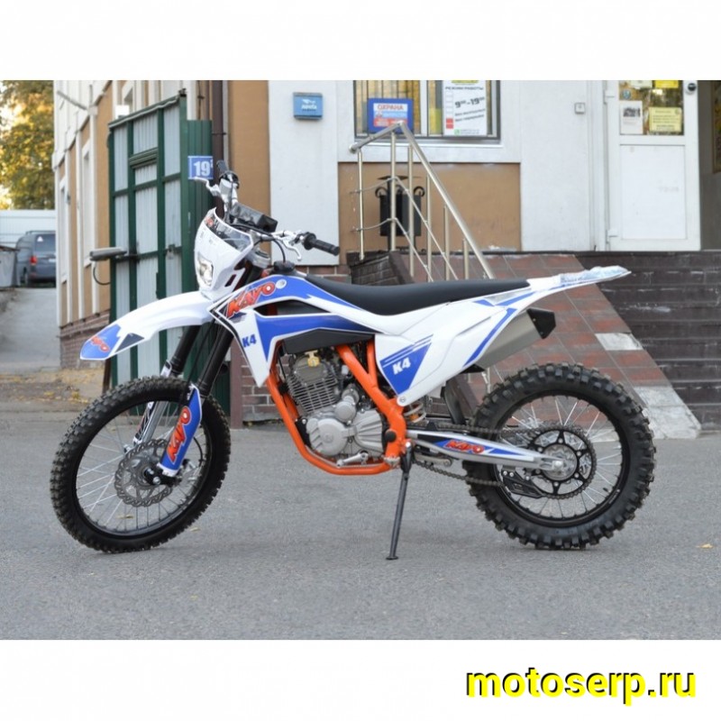 Купить  Мотоцикл Кросс/Эндуро KAYO K4 300 MX ZS175FMN (спортинв) 21/18" (шт) (SM  купить с доставкой по Москве и России, цена, технические характеристики, комплектация фото  - motoserp.ru