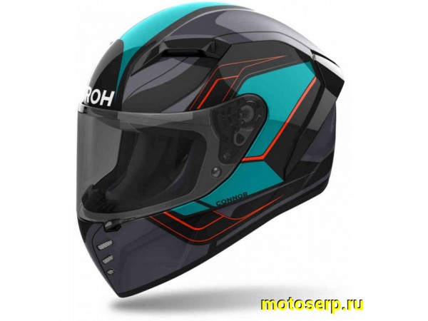 Купить  Шлем закрытый интеграл AIROH CONNOR DUNK GLOSSY (L) (шт) (AIM CND90-L купить с доставкой по Москве и России, цена, технические характеристики, комплектация фото  - motoserp.ru
