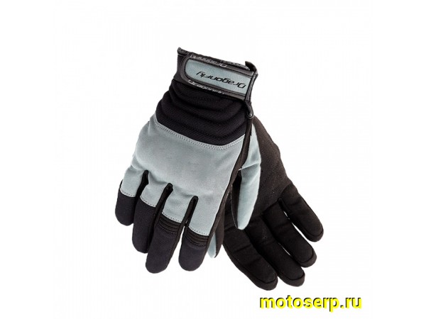 Купить  Перчатки DF QUAD BLACK-DARK GRAY (L) (пар) (0 купить с доставкой по Москве и России, цена, технические характеристики, комплектация фото  - motoserp.ru