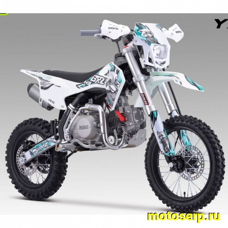 Купить  Питбайк BRZ H3 YX125 (GTO H3) 14/12" МехКПП, электростарт (спортинв) (шт) (ФОТО купить с доставкой по Москве и России, цена, технические характеристики, комплектация фото  - motoserp.ru