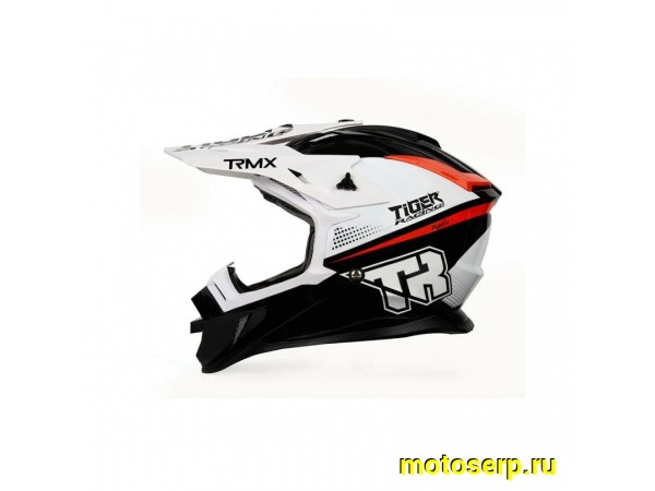 Купить  Шлем Кросс KIOSHI TR H637 белый/черный/красный р-р L (шт) (Regul 111555-2 купить с доставкой по Москве и России, цена, технические характеристики, комплектация фото  - motoserp.ru