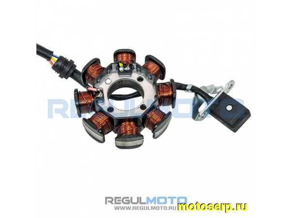 Купить  Генератор (статор, зажигание) 8кат (4) Raptor 250 (шт) (Regul 1051001-054000  купить с доставкой по Москве и России, цена, технические характеристики, комплектация фото  - motoserp.ru