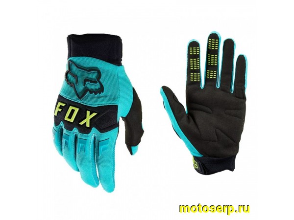 Купить  Перчатки Fox Dirtpaw Race черный/бирюзовый (L) (реплика) (пар) (Кокурин  купить с доставкой по Москве и России, цена, технические характеристики, комплектация фото  - motoserp.ru