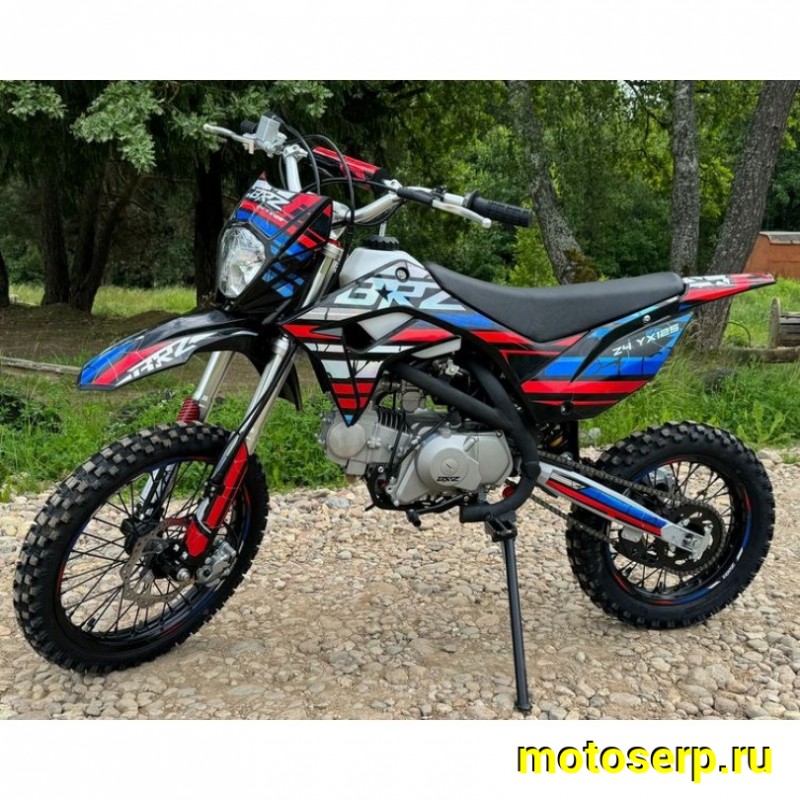 Купить  Питбайк BRZ Z4 YX125 17/14 (спортинв) (шт) (ФОТО купить с доставкой по Москве и России, цена, технические характеристики, комплектация фото  - motoserp.ru