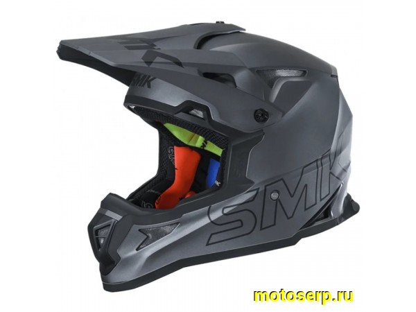 Купить  Шлем Кросс SMK ALLTERRA , цвет серый (XXL) (шт) (Bajaj ALLTERRA MADA620 купить с доставкой по Москве и России, цена, технические характеристики, комплектация фото  - motoserp.ru