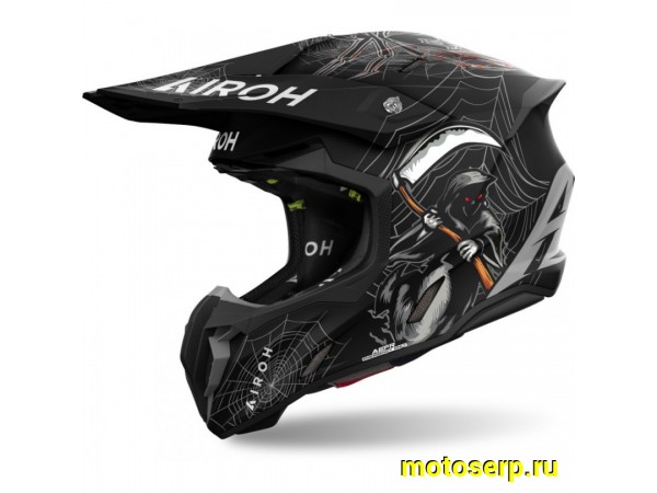Купить  Шлем Кросс AIROH TWIST 3.0 ARCADE MATT (L) (шт) (AIROH TW3A35 купить с доставкой по Москве и России, цена, технические характеристики, комплектация фото  - motoserp.ru