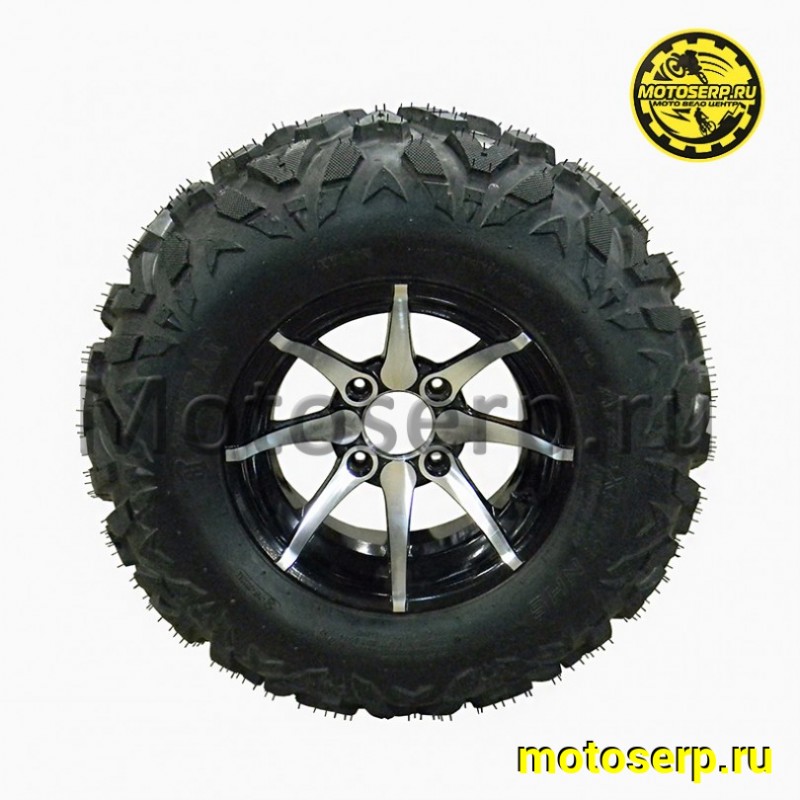 Купить  Колесо ATV 12" в сборе (шина ATV 25x8-12 (200х80-12) + диск (4х75mm.D-70mm) литое (шт) (Хар купить с доставкой по Москве и России, цена, технические характеристики, комплектация фото  - motoserp.ru