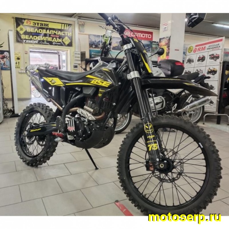 Купить  Мотоцикл Кросс/Эндуро BSE T5 Black Twister, пробег 10 м.ч. (шт)   купить с доставкой по Москве и России, цена, технические характеристики, комплектация фото  - motoserp.ru