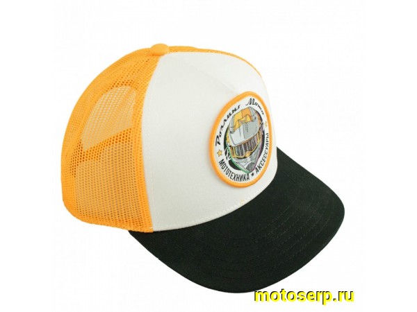Купить  Бейсболка Rolling Moto KIDS (черный/белый/желтый) (шт) (SM 817-6992 купить с доставкой по Москве и России, цена, технические характеристики, комплектация фото  - motoserp.ru
