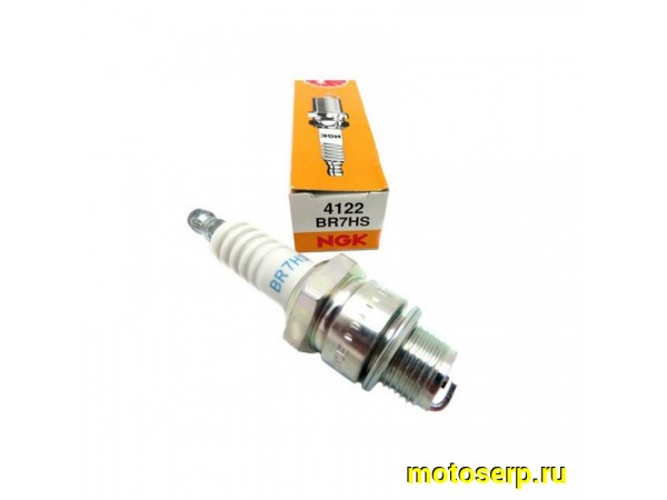 Купить  Свеча зажигания ( 7) NGK BP7HS (Аналог) Скутер 2т (шт) (0 купить с доставкой по Москве и России, цена, технические характеристики, комплектация фото  - motoserp.ru