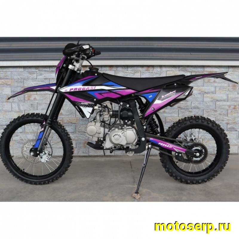 Купить  Питбайк Progasi Jumbo 150 19/16", мех, эл/кикстарт, фильтр бокс, защ. рук, защита карт, стопсигн. (шт) (ФОТО купить с доставкой по Москве и России, цена, технические характеристики, комплектация фото  - motoserp.ru