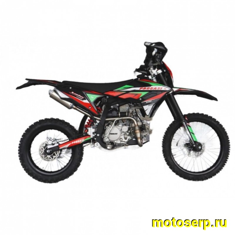 Купить  Питбайк Progasi Jumbo 150 Pro, 19/16",  косоголовые, мех, эл/кикстарт, фильтр бокс, защ. рук, защита карт, стопсигн. (шт) (ФОТО купить с доставкой по Москве и России, цена, технические характеристики, комплектация фото  - motoserp.ru