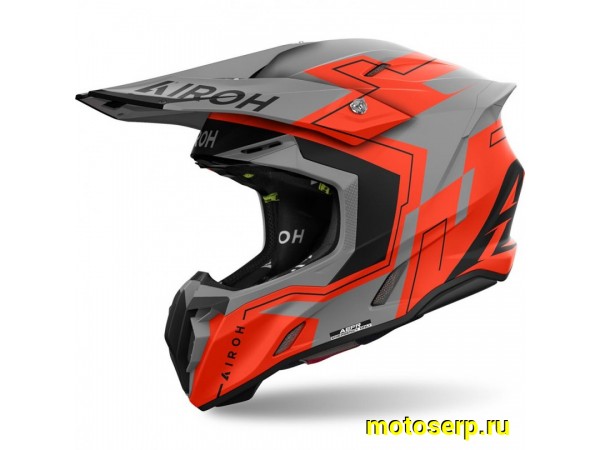 Купить  Шлем Кросс AIROH TWIST 3.0 DIZZY (XXL) (шт) (AIROH TW3D купить с доставкой по Москве и России, цена, технические характеристики, комплектация фото  - motoserp.ru