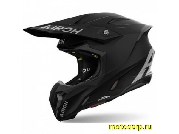 Купить  Шлем Кросс AIROH TWIST 3.0 COLOR BLACK (M) (шт) (AIROH TW31 купить с доставкой по Москве и России, цена, технические характеристики, комплектация фото  - motoserp.ru