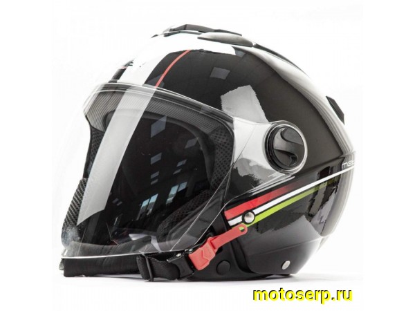 Купить  Шлем открытый  со стеклом HIZER 217 (S) #2 Black (шт) (ML 05734 купить с доставкой по Москве и России, цена, технические характеристики, комплектация фото  - motoserp.ru