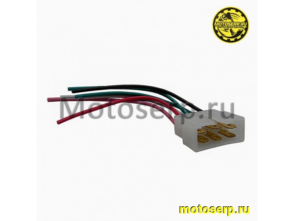 Купить  Разъем   (6 контакта, папа, + провода) "LIPAI" (шт) (ANKON 009529 купить с доставкой по Москве и России, цена, технические характеристики, комплектация фото  - motoserp.ru