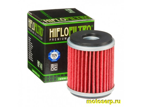 Купить  Масл. фильтр HI FLO HF141 (шт) (0 купить с доставкой по Москве и России, цена, технические характеристики, комплектация фото  - motoserp.ru