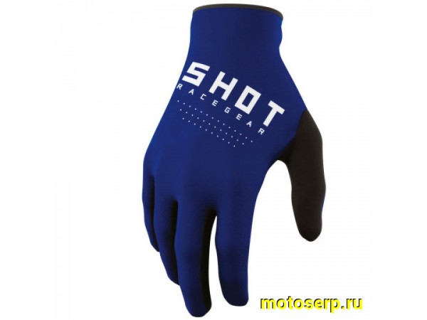Купить  Перчатки SHOT DRAW синие (M) p9 (пар) (0 купить с доставкой по Москве и России, цена, технические характеристики, комплектация фото  - motoserp.ru