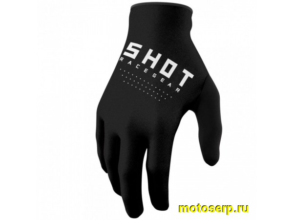 Купить  Перчатки SHOT DRAW черные (XXL) p12 (пар) (0 купить с доставкой по Москве и России, цена, технические характеристики, комплектация фото  - motoserp.ru