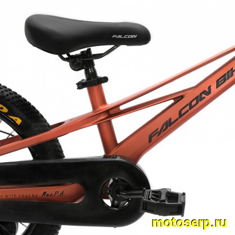 Купить  18" FALCON BIKE MILD оранжевый (Фалкон Милд) 18"; 1ск; рама-магний; тормоз-Disk (шт) (ART1 купить с доставкой по Москве и России, цена, технические характеристики, комплектация фото  - motoserp.ru