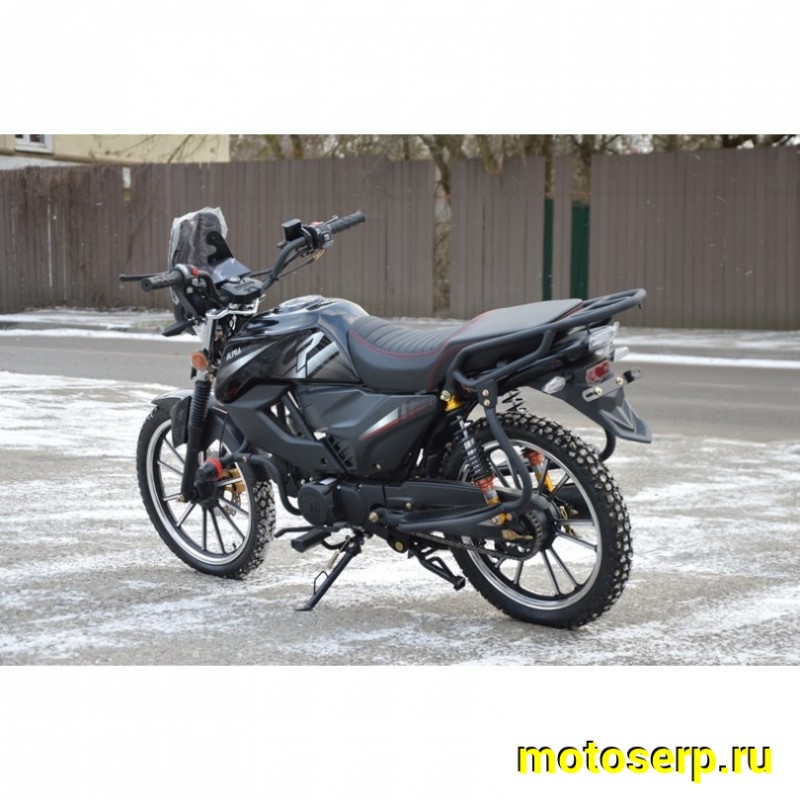 Купить  Мопед Alpha Jaguar RS Sport  4Т; 50cc; колеса 17/17"литые; 4пер, эл. старт; диск/бар, обтекатель, пеги (шт) 01250 (ФОТО купить с доставкой по Москве и России, цена, технические характеристики, комплектация фото  - motoserp.ru