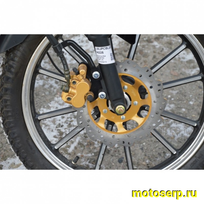 Купить  Мопед Alpha Jaguar RS Sport  4Т; 50cc; колеса 17/17"литые; 4пер, эл. старт; диск/бар, обтекатель, пеги (шт) 01250 (ФОТО купить с доставкой по Москве и России, цена, технические характеристики, комплектация фото  - motoserp.ru