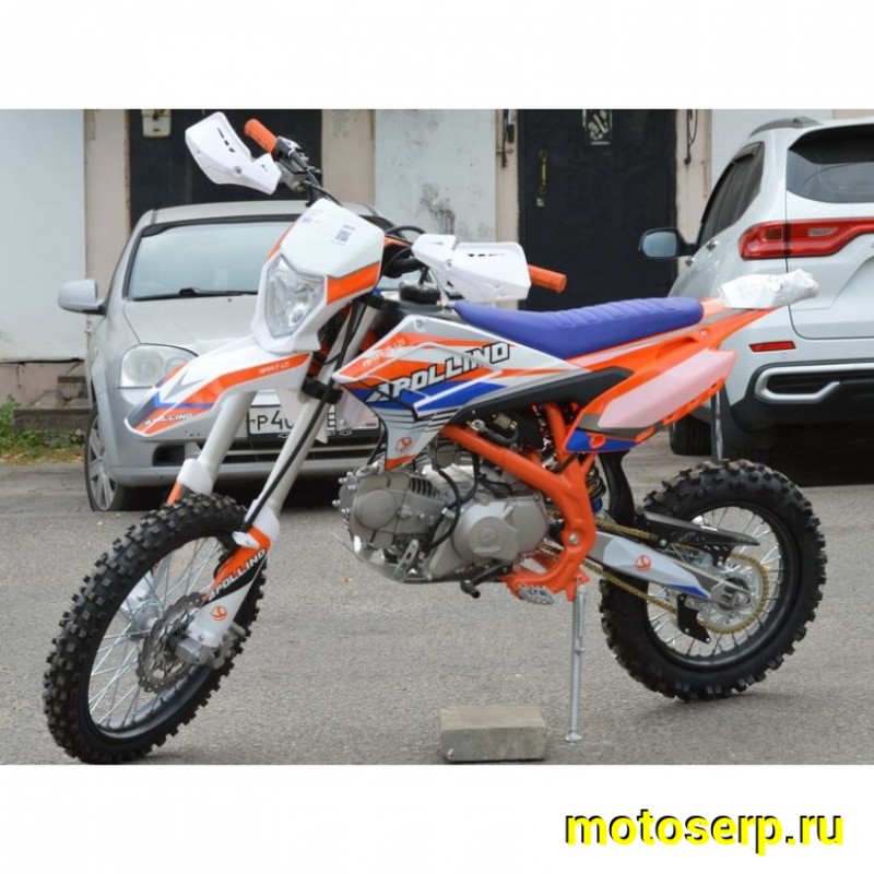 Купить  Питбайк Apollino AMX-F 125cc 17/14" (спортинв) (шт)  (YACOTA  купить с доставкой по Москве и России, цена, технические характеристики, комплектация фото  - motoserp.ru