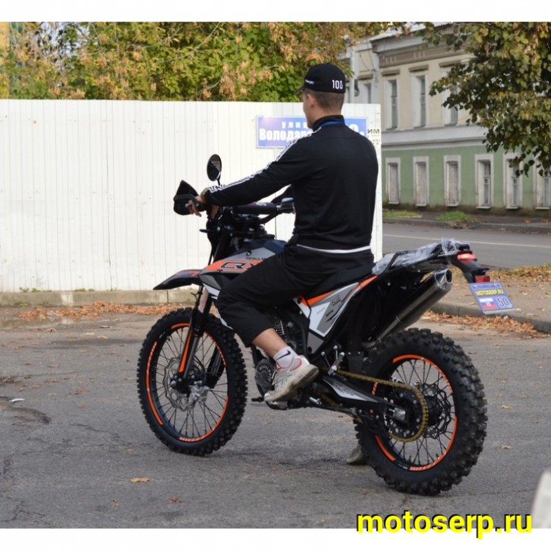 Купить  Мотоцикл Кросс/Эндуро Regulmoto CR-X 300 (ЭПТС) 6 Gear (без кикстартера) 21/18 Zongshen 175FMM PR300, балансир, перо 41мм, все регулировки (шт)  купить с доставкой по Москве и России, цена, технические характеристики, комплектация фото  - motoserp.ru